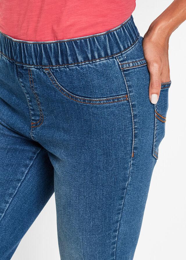 NIEBIESKIE SPODENKI JEANS BERMUDY
