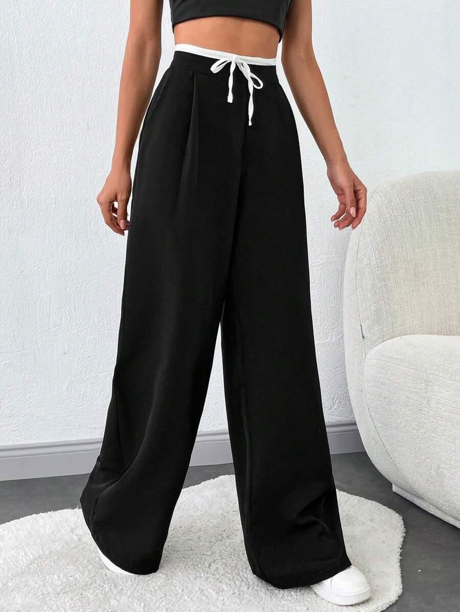 CZARNE SPODNIE CASUAL