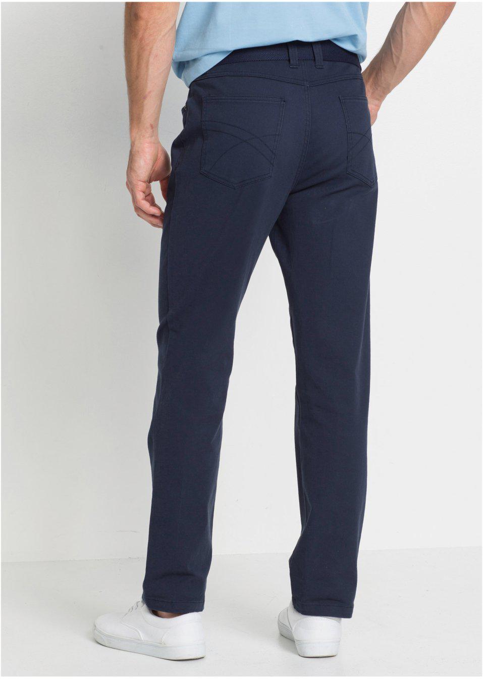 GRANATOWE SPODNIE JEANS