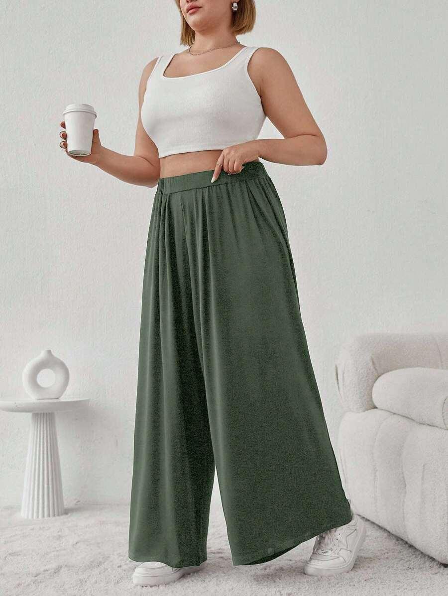 ZIELONE SPODNIE CASUAL 