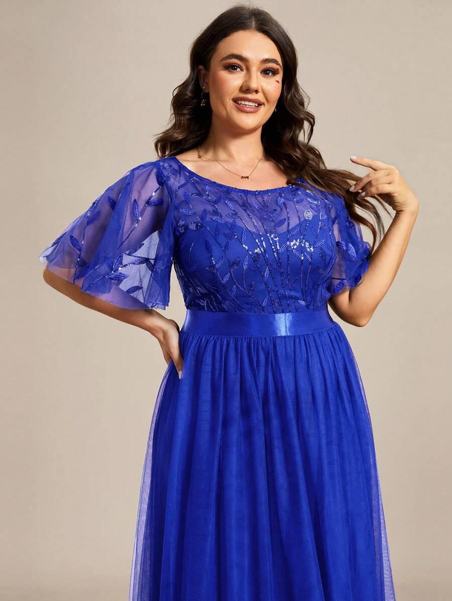 niebieska sukienka maxi
