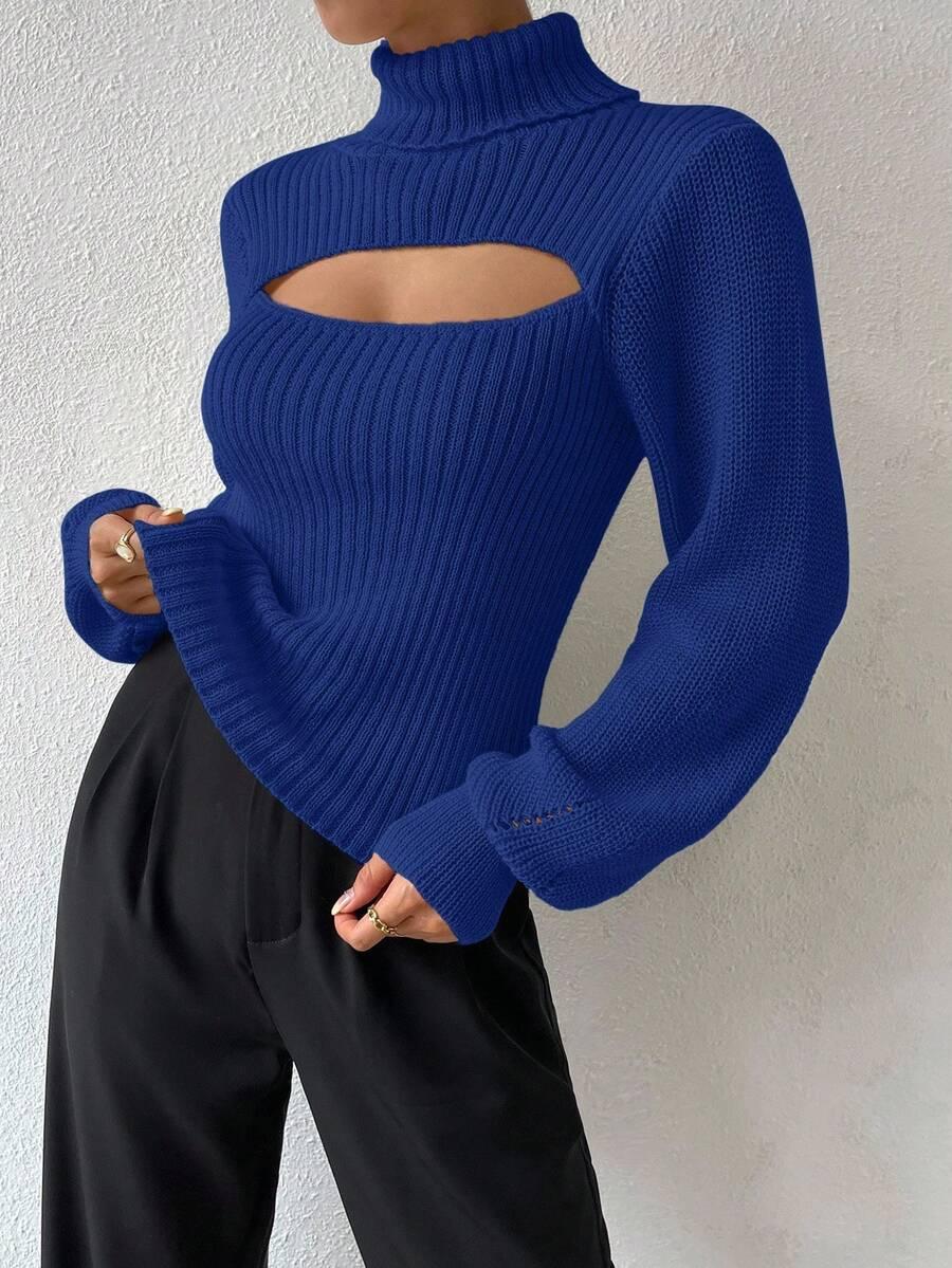 DOPASOWANY SWETER WYCIĘCIE GOLF 
