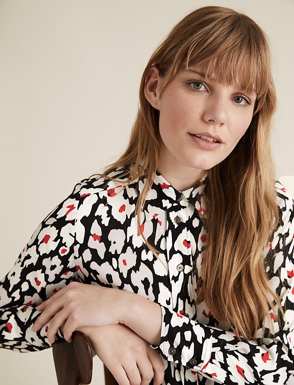 koszula animal print T43-3602-ZZ