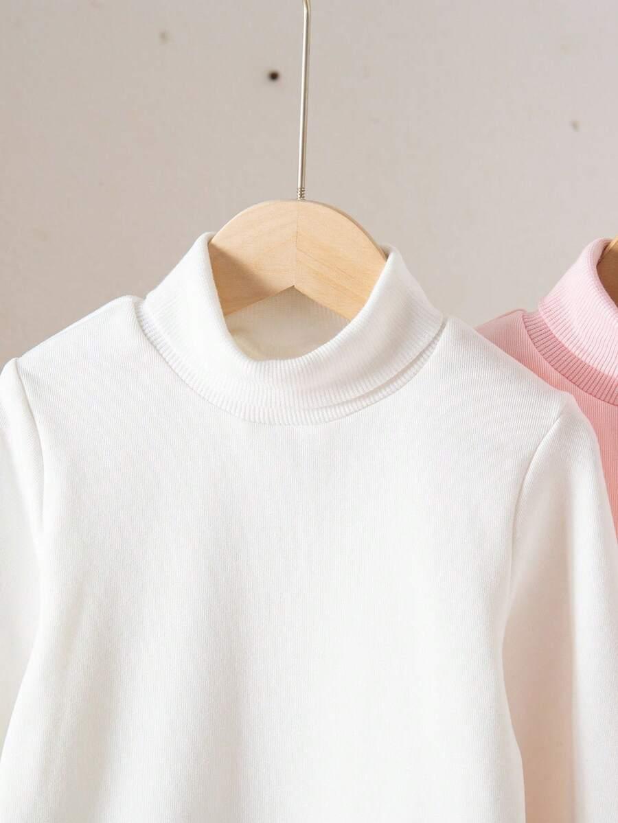 DZIEWCZĘCA BLUZA ZE STÓJKĄ 2PAK 