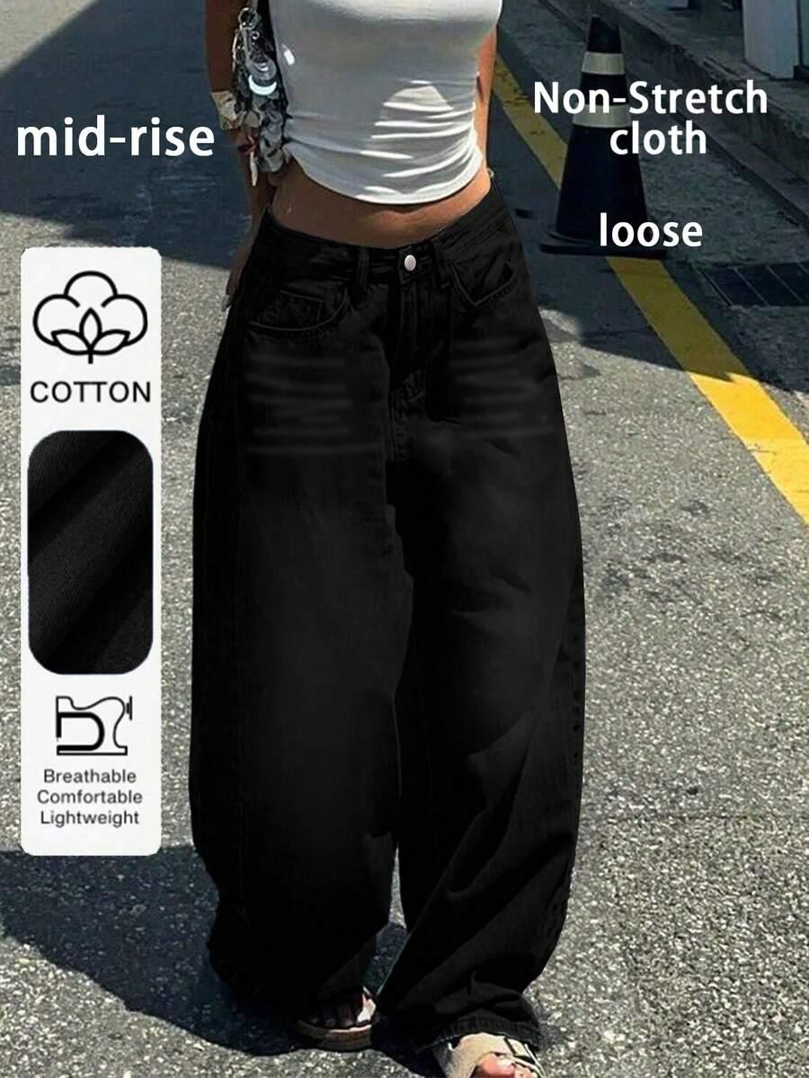 czarne spodnie jeans 