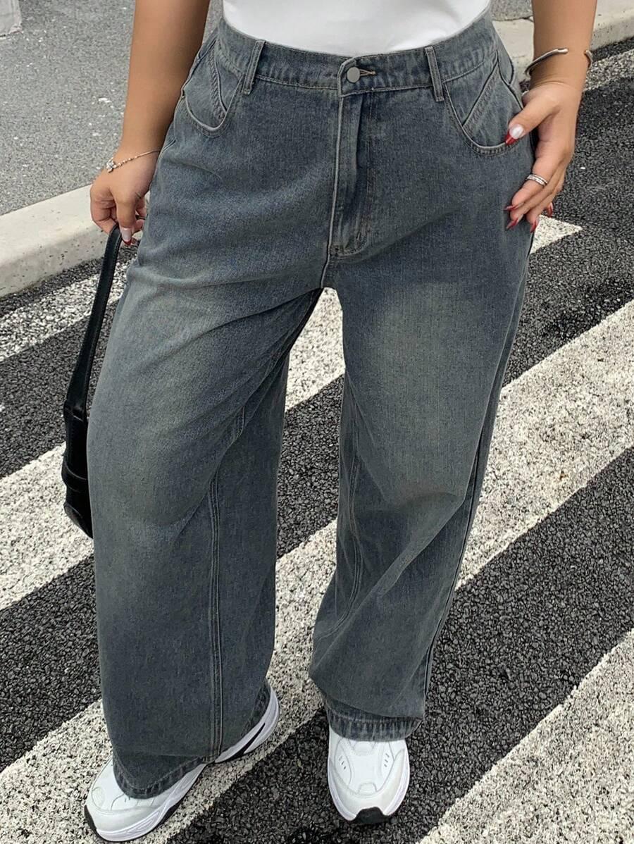 proste spadnie jeans