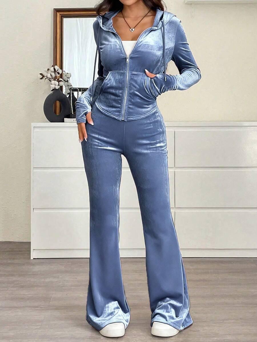 BLUZA SPODNIE KOMPLET DRESOWY