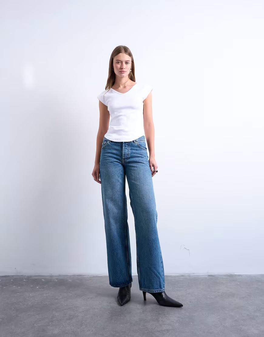 NIEBIESKIE SPODNIE JEANS