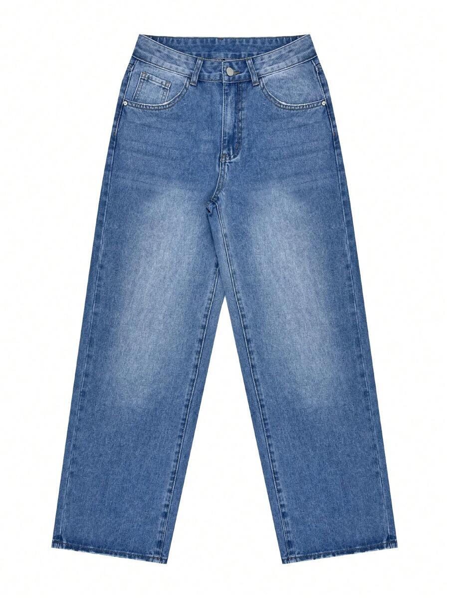 NIEBIESKIE SPODNIE JEANS
