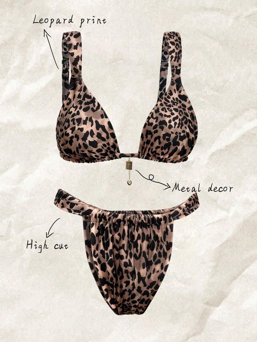 DWUCZĘŚCIOWY STRÓJ KĄPIELOWY ANIMAL PRINT