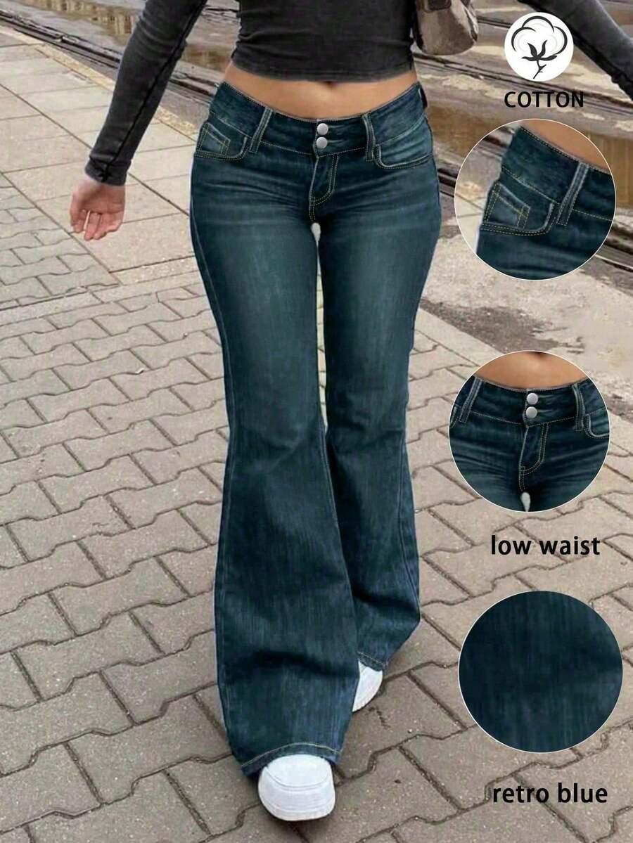 NIEBIESKIE SPODNIE JEANS