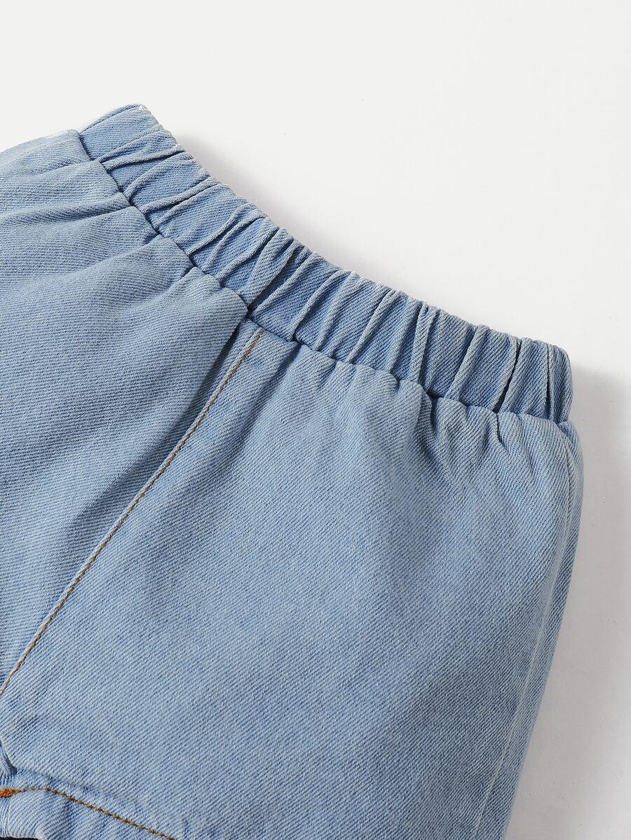 krótkie spodenki jeans