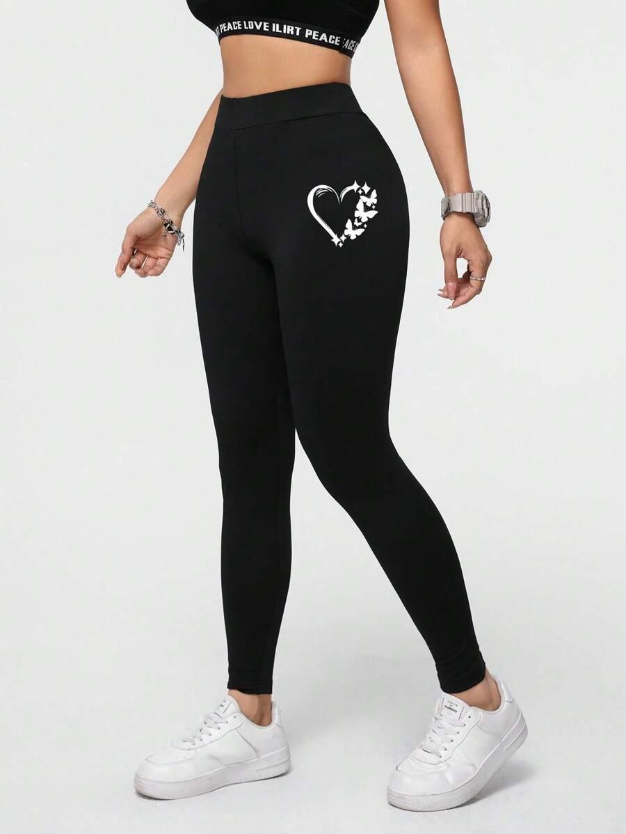 CZARNE LEGGINSY wysoki stan