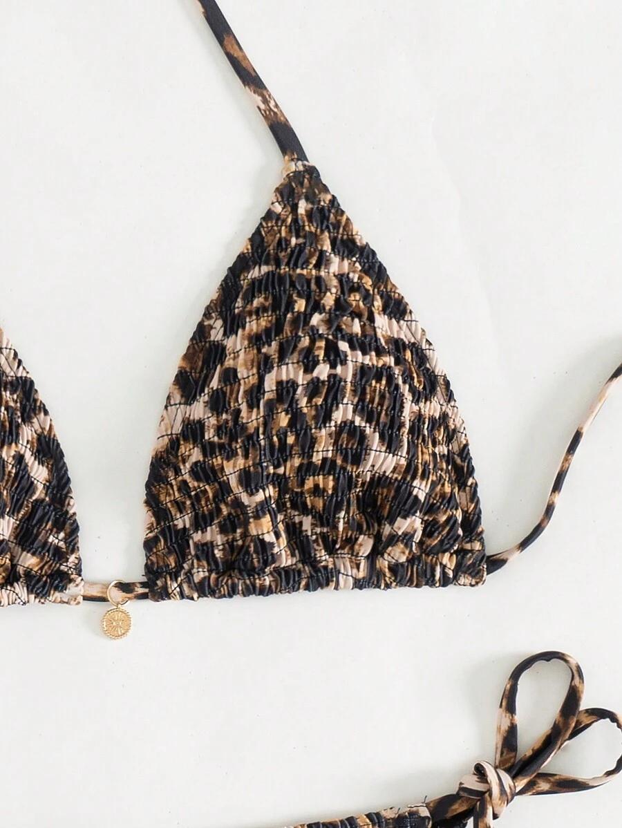 góra od bikini animal print 