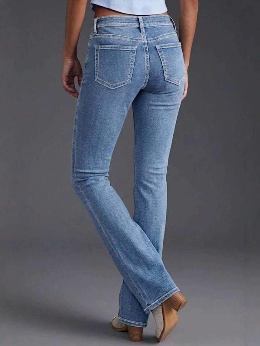 NIEBIESKIE SPODNIE JEANS
