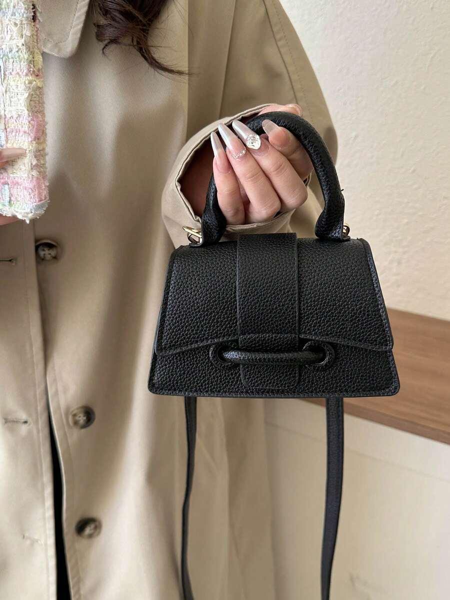 czarna torebka crossbody