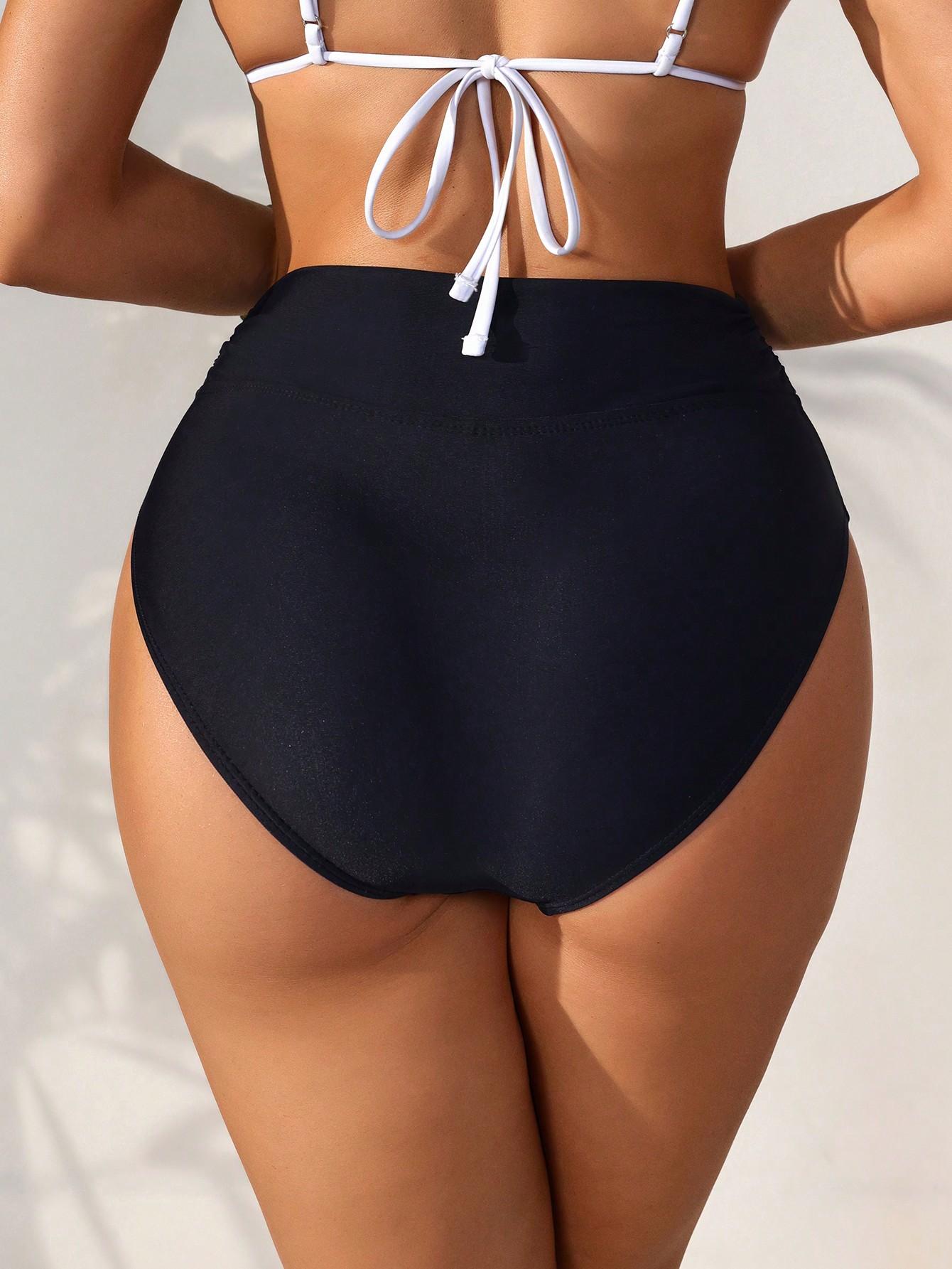 DÓŁ OD BIKINI Z WYSOKIM STANEM