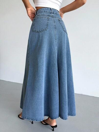 MAXI SPÓDNICA JEANS