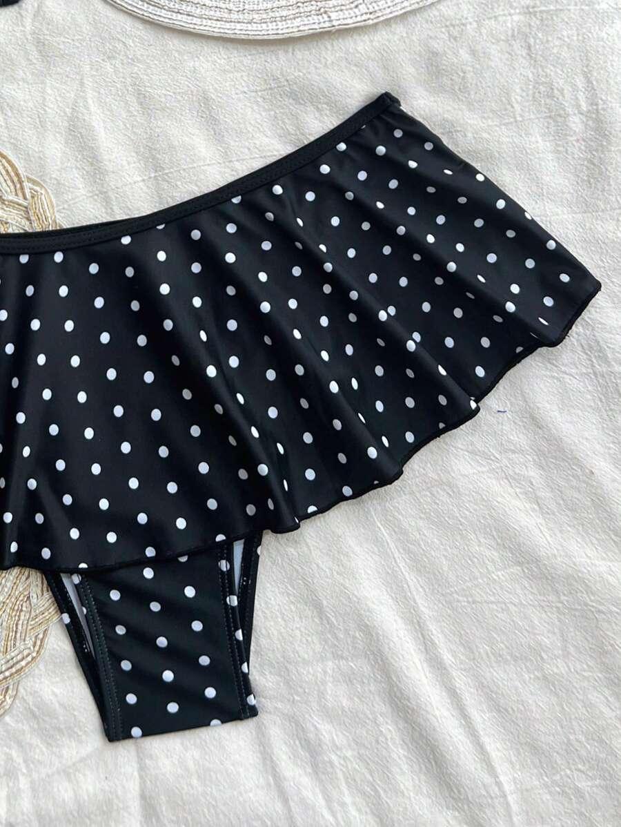 dół od bikini groszki