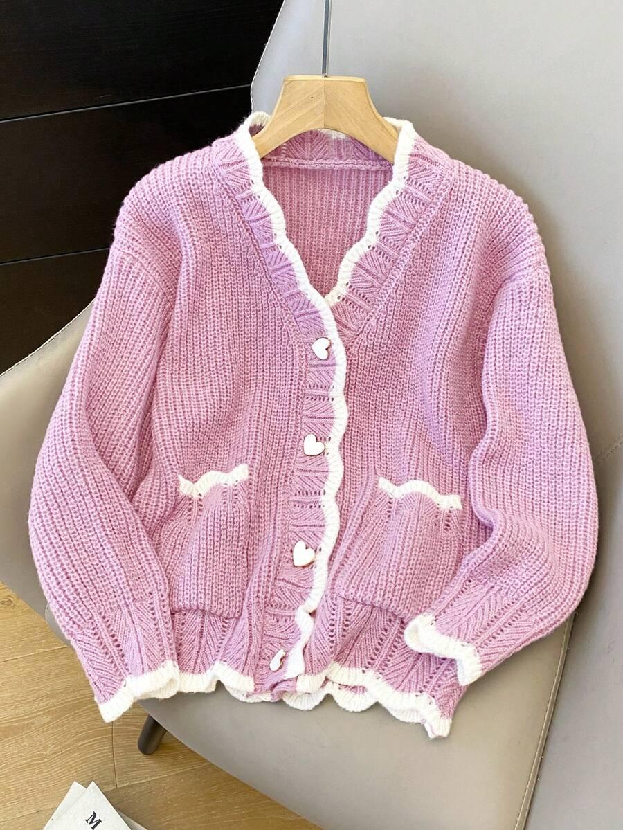 ROZPINANY SWETER KARDIGAN