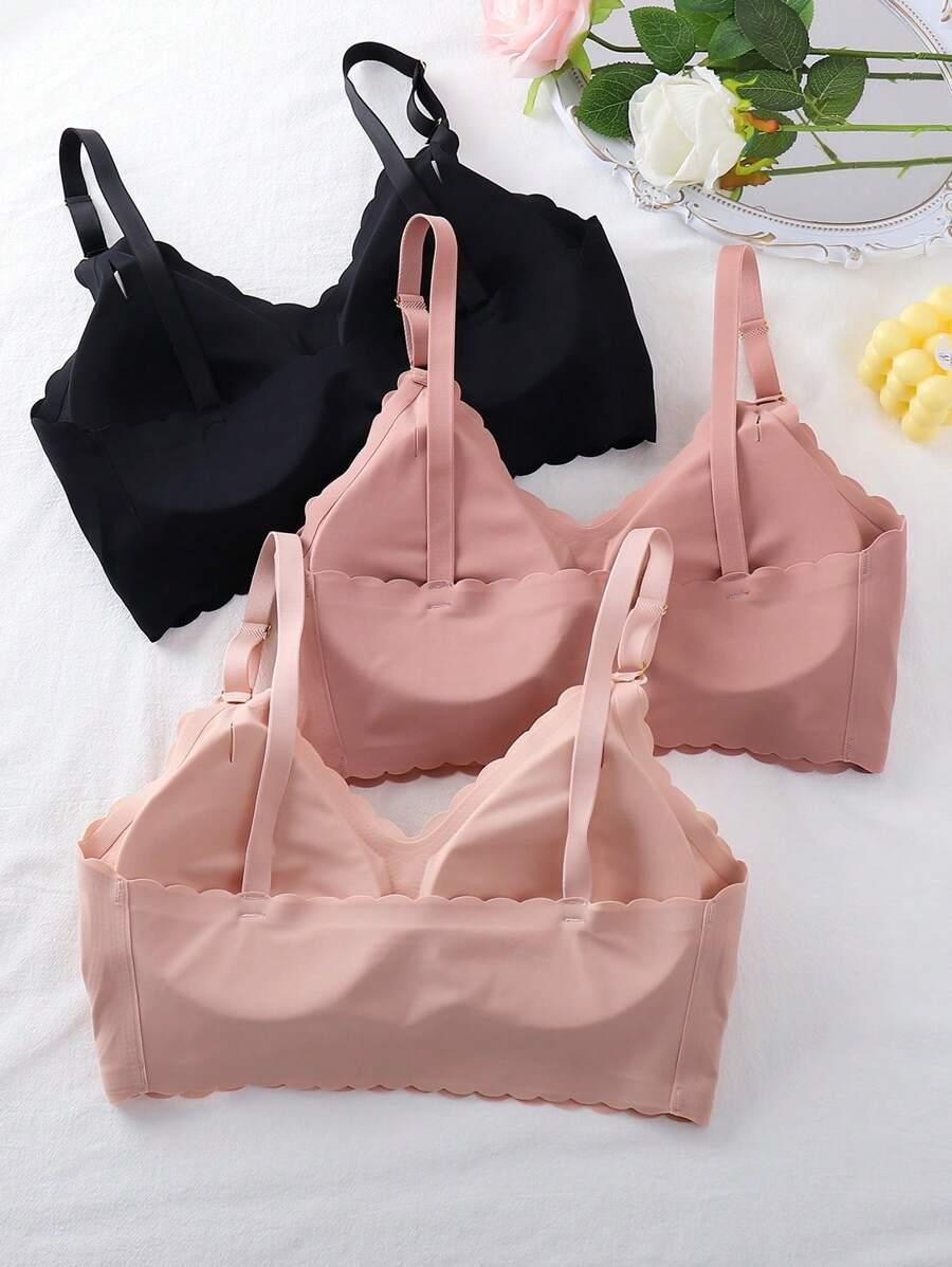 bezszwowy biustonosz 3-pack