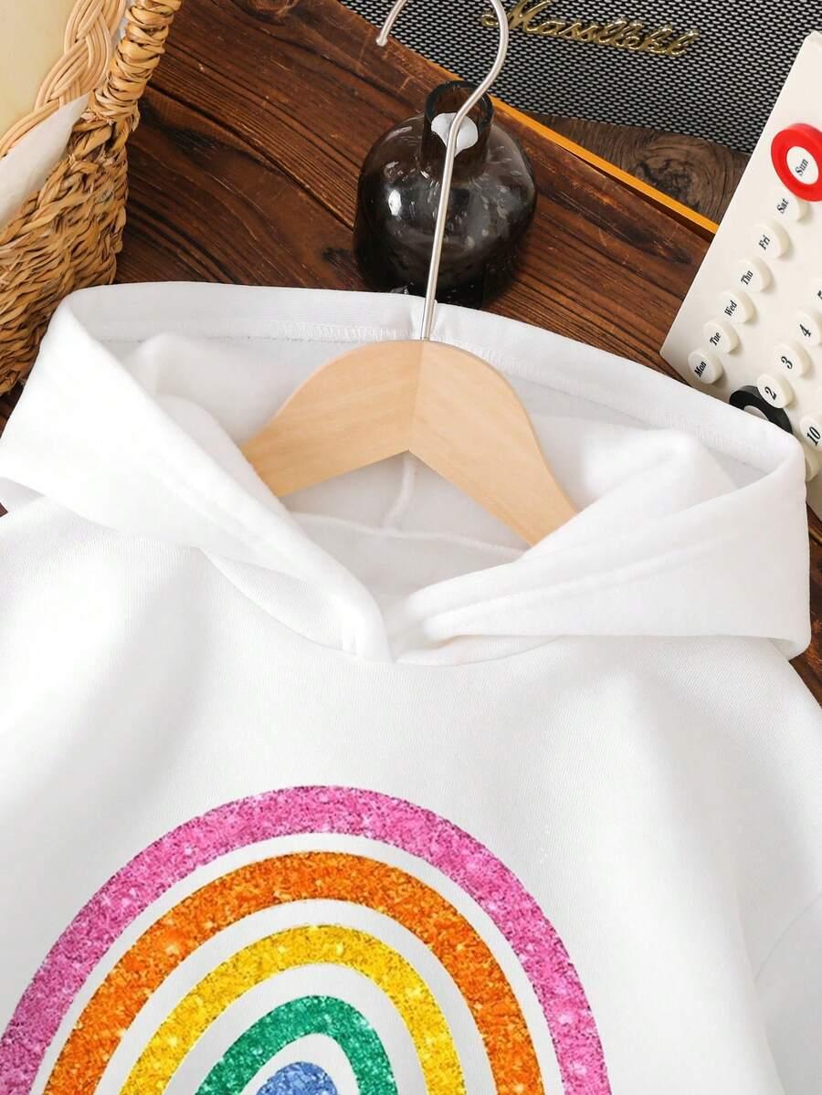 biała bluza print
