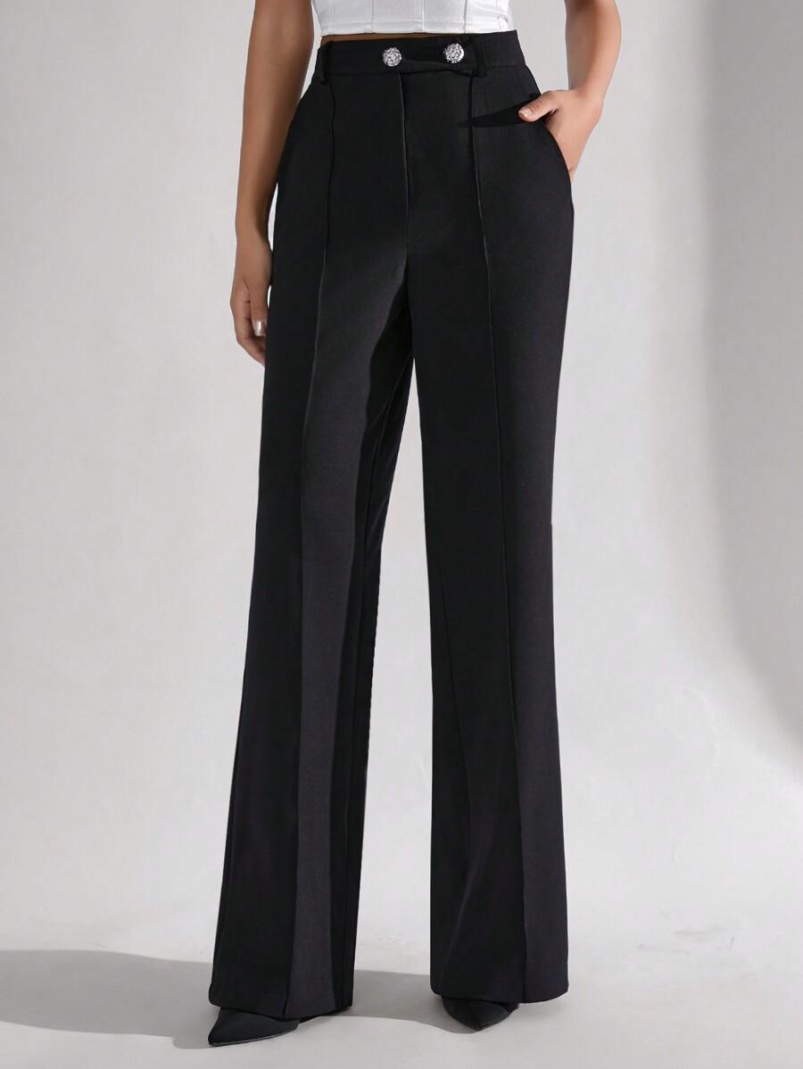 ELEGANCKIE SPODNIE GUZIKI