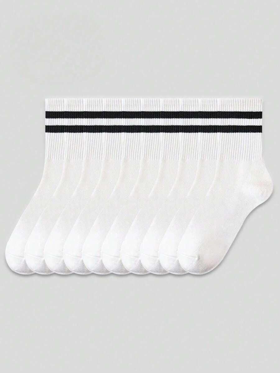 białe skarpetki 10-pack