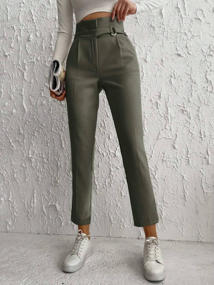 zielone spodnie casual