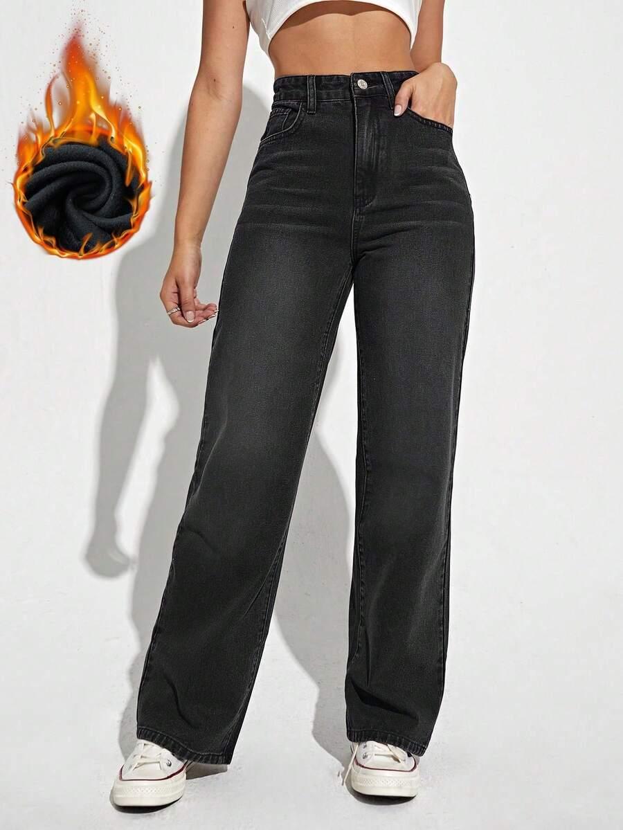 czarne spodnie jeans 