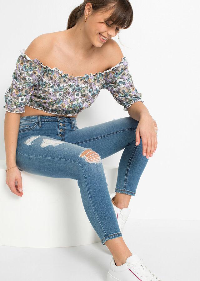 NIEBIESKIE JEANSY RURKI 