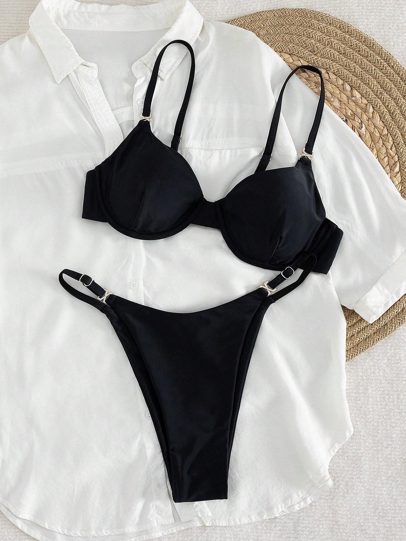 czarna góra od bikini