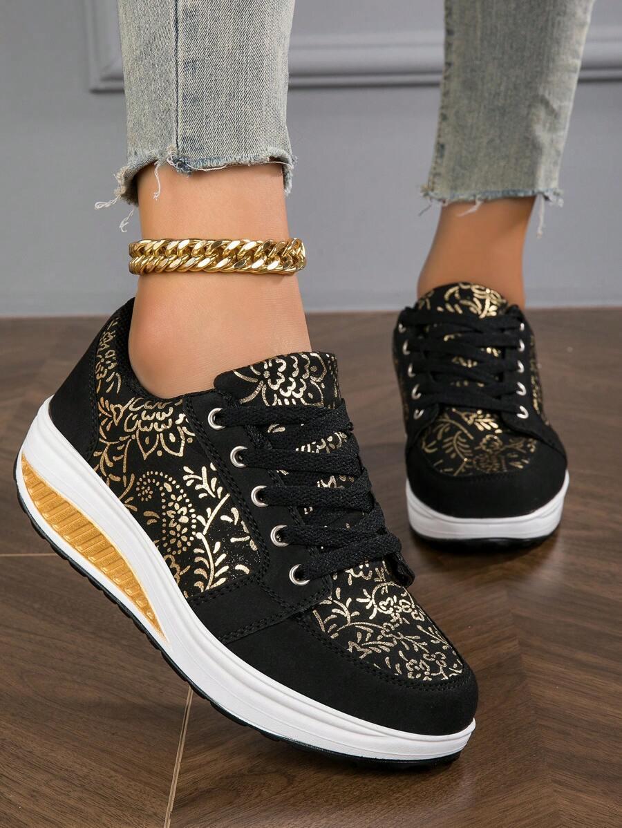 CZARNE BUTY SPORTOWE SZNUROWANE