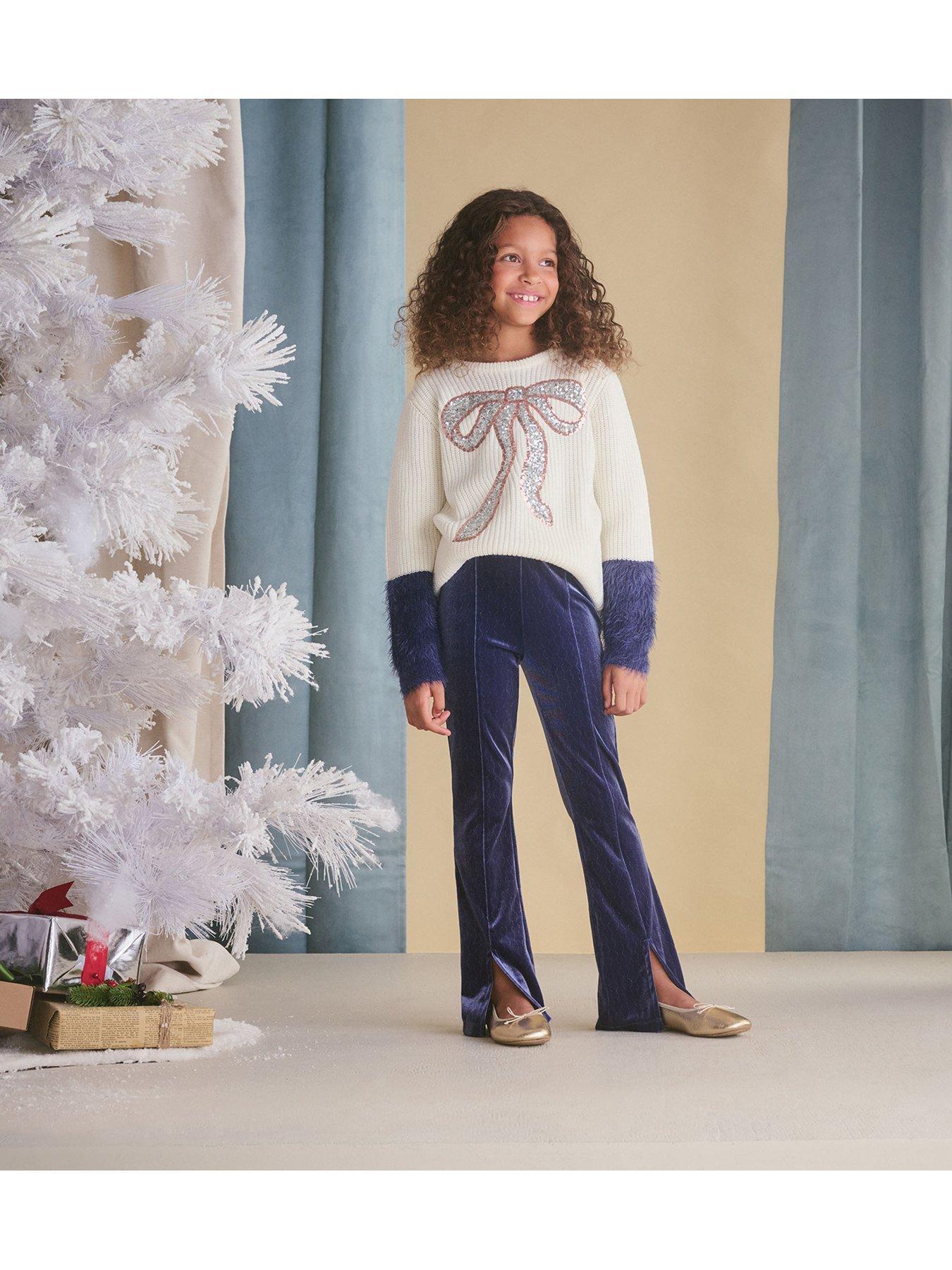 HATLEY SPODNIE FLARE WELUROWE 6Y