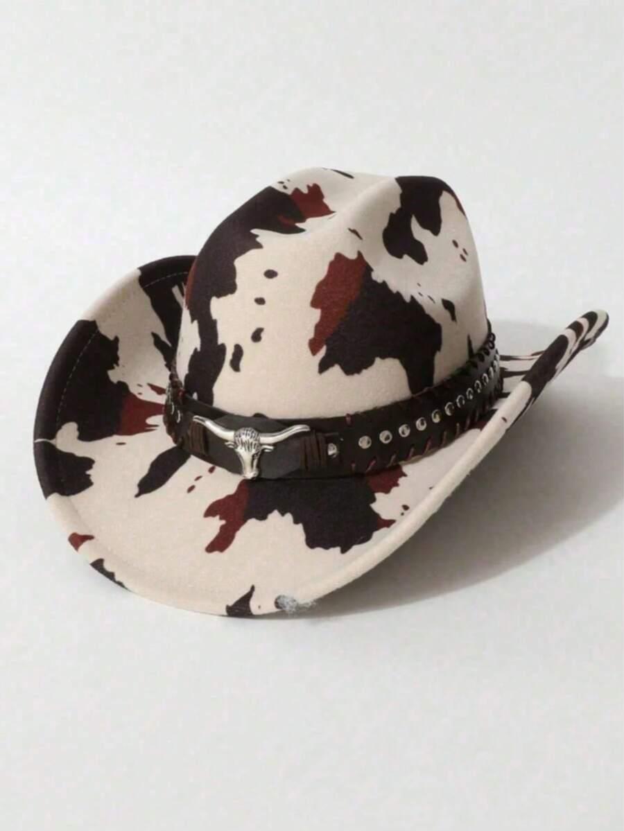 KAPELUSZ kowbojski animal print
