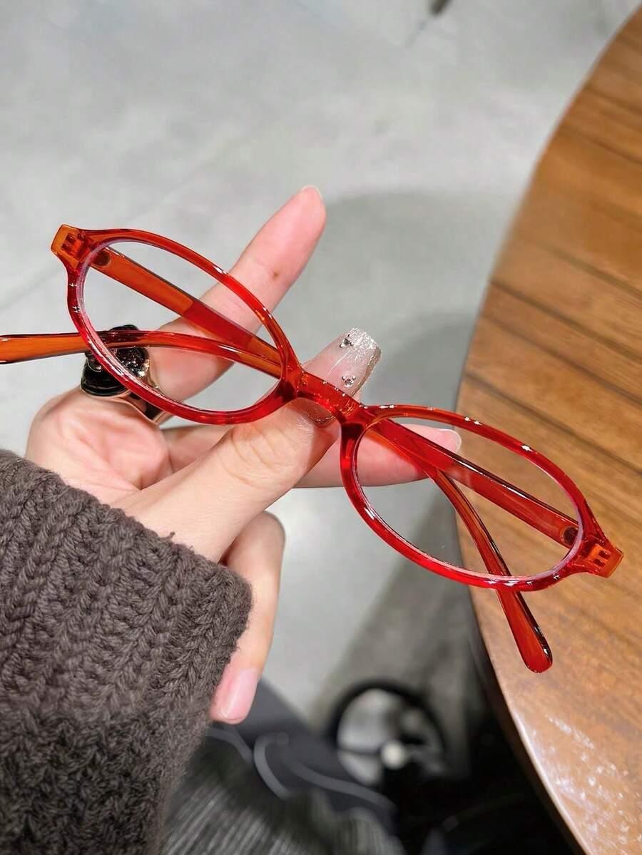 CZERWONE OKULARY ZERÓWKI 