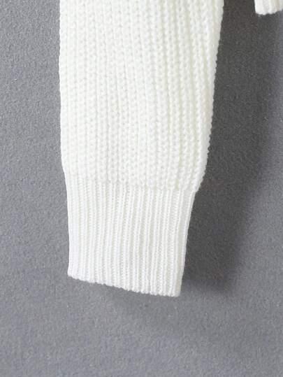 sweter z długim rękawem