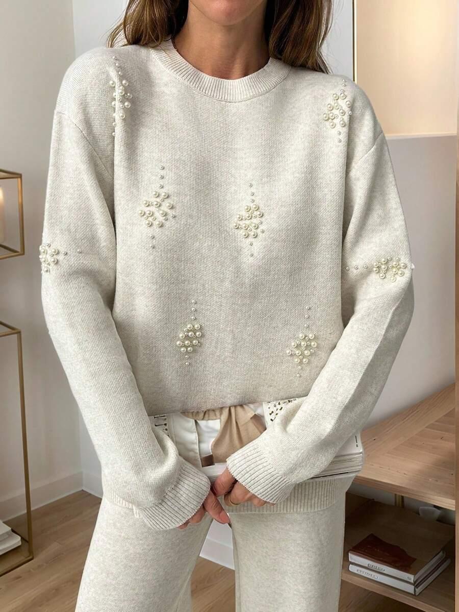 sweter spodnie komplet