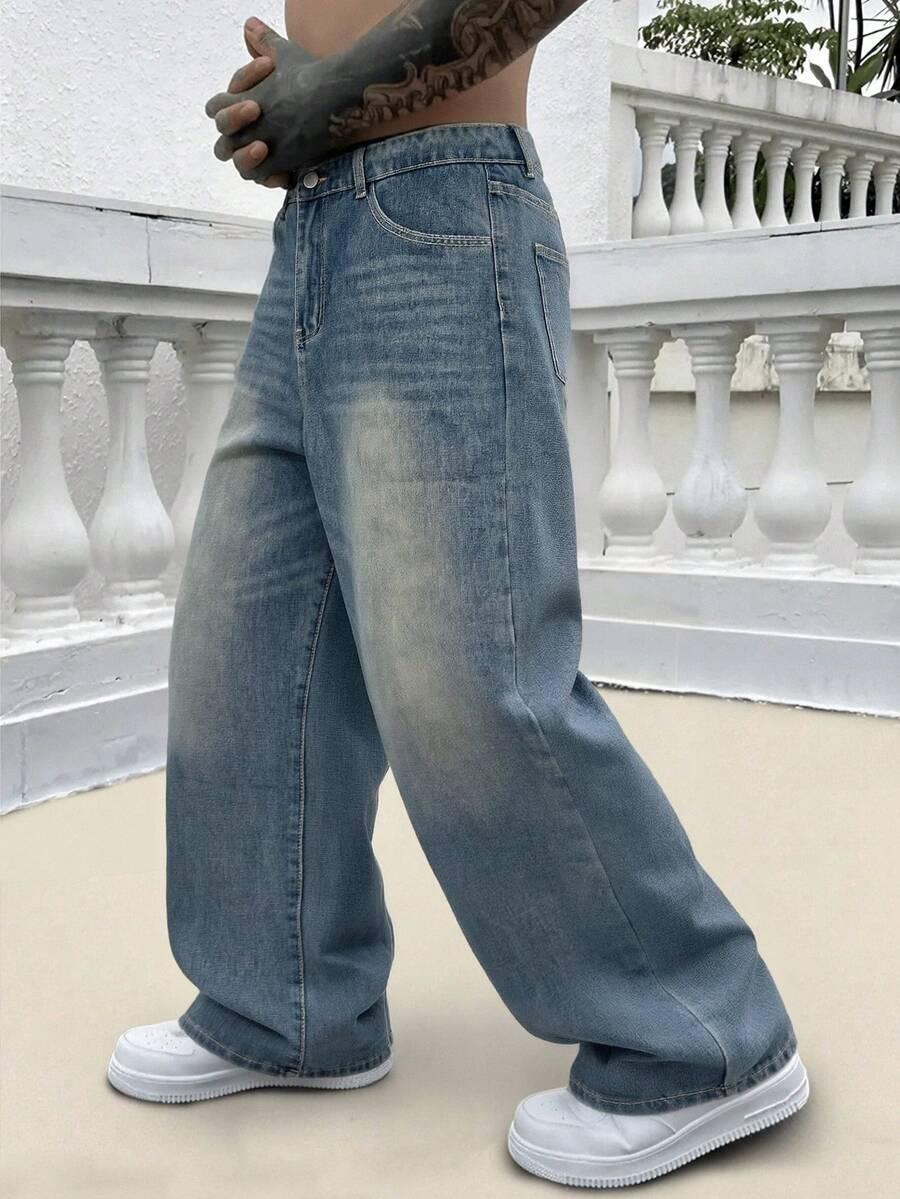 SPODNIE JEANS BAGGY