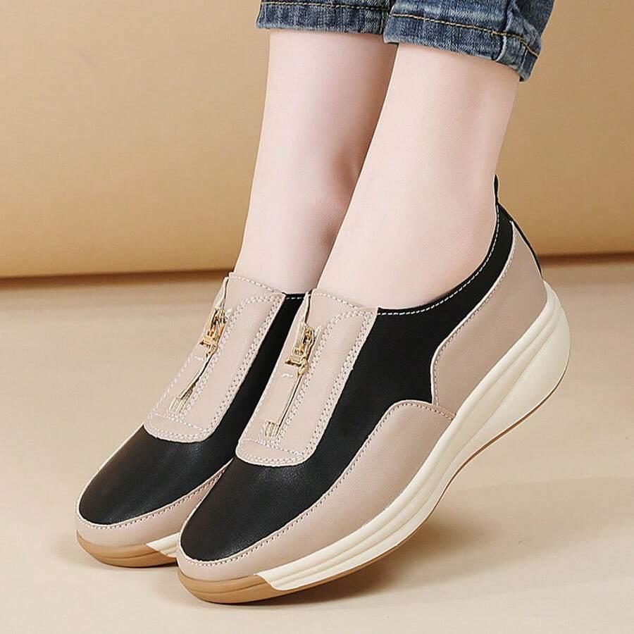 buty sportowe zamek kontrast