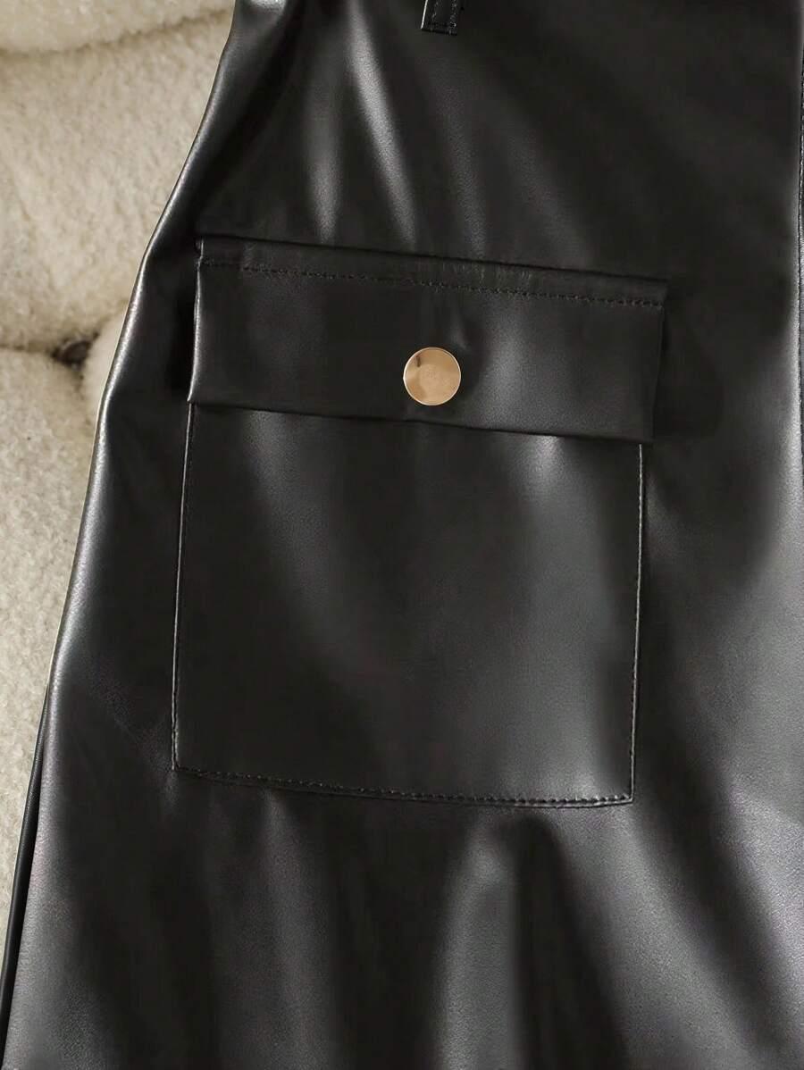 spódnica imitacja skóry