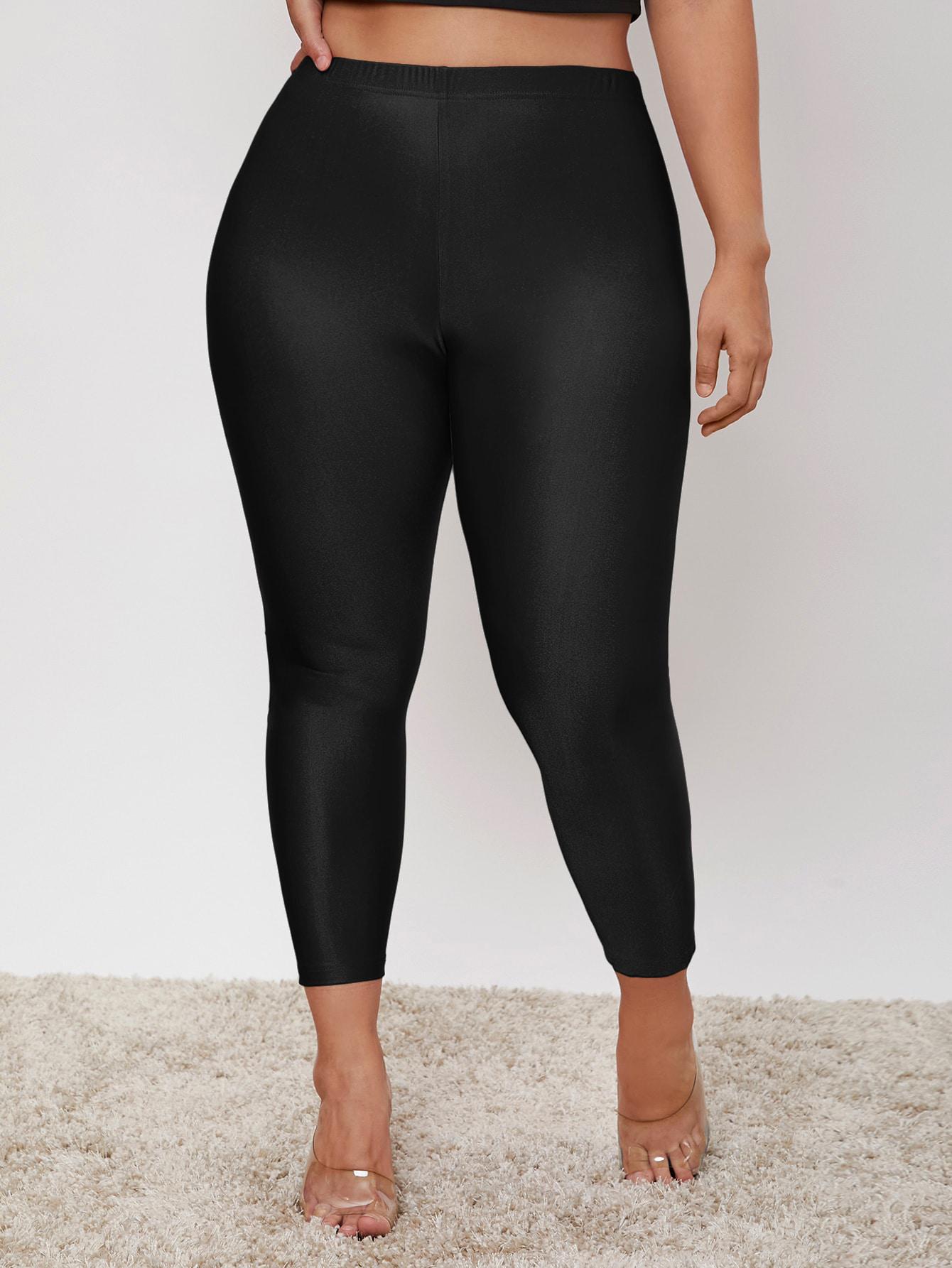 czarne legginsy wysoki stan 