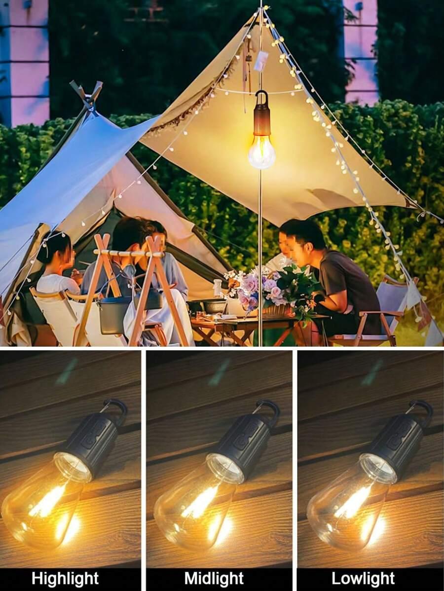 Żarówka lampa akumulatorowa turystyczna LED