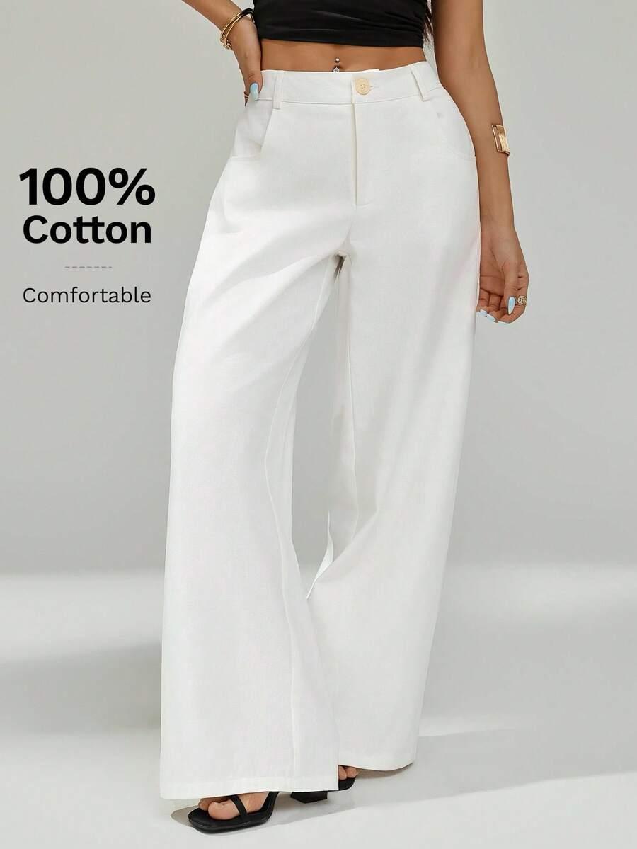 białe spodnie jeans