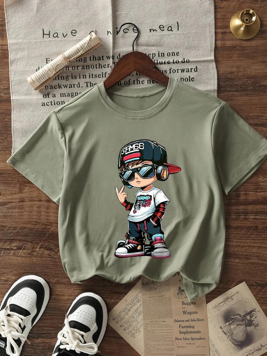 zielony T-SHIRT PRINT
