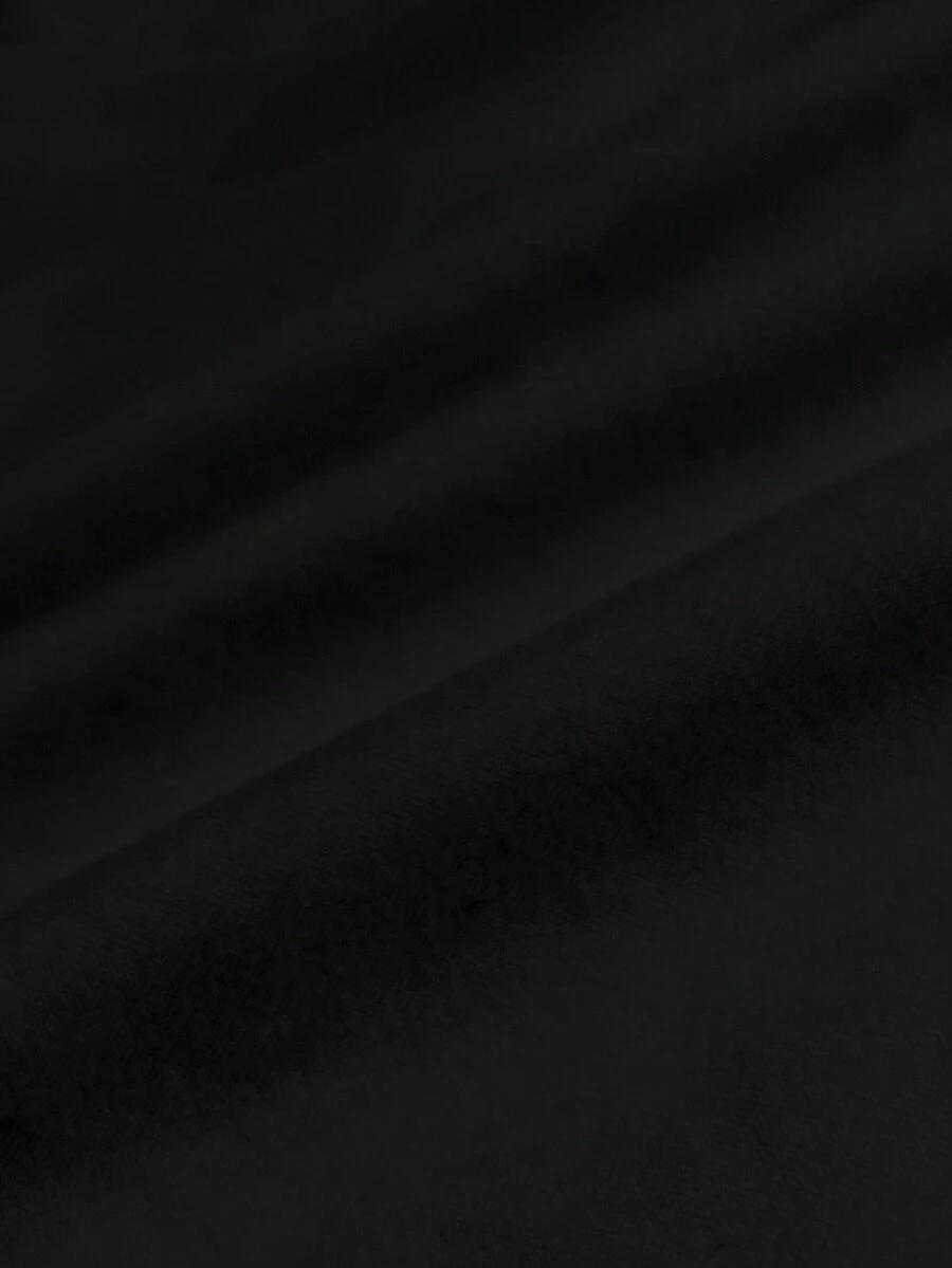 CZARNA BLUZKA V NECK
