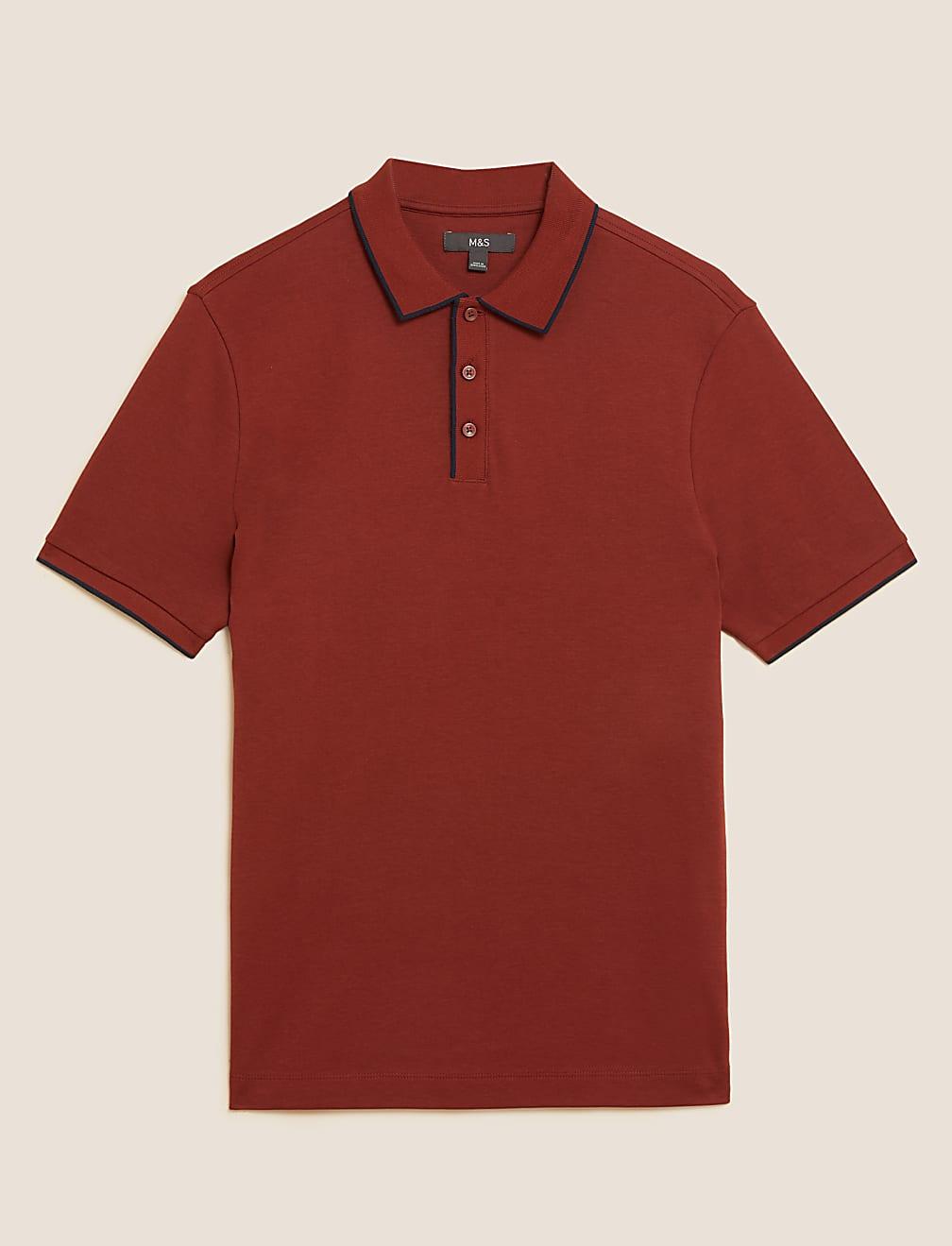 BAWEŁNIANA KOSZULKA POLO GUZIKI T28-3326M-Q0