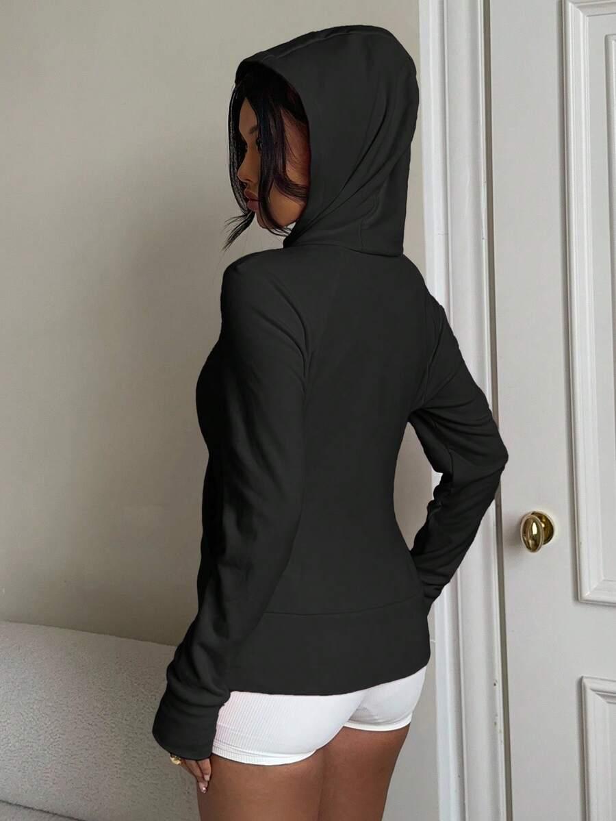 czarna bluza zamek 