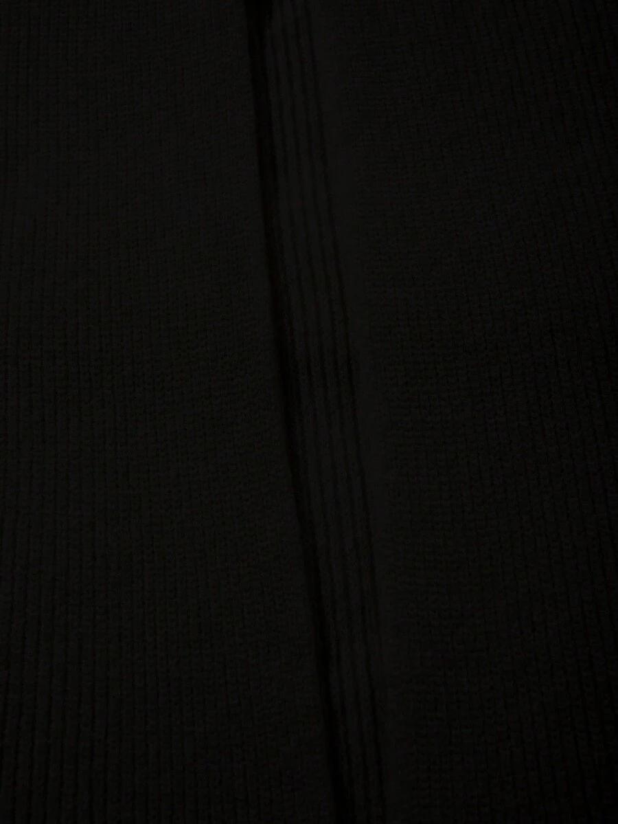 czarny sweter kardigan