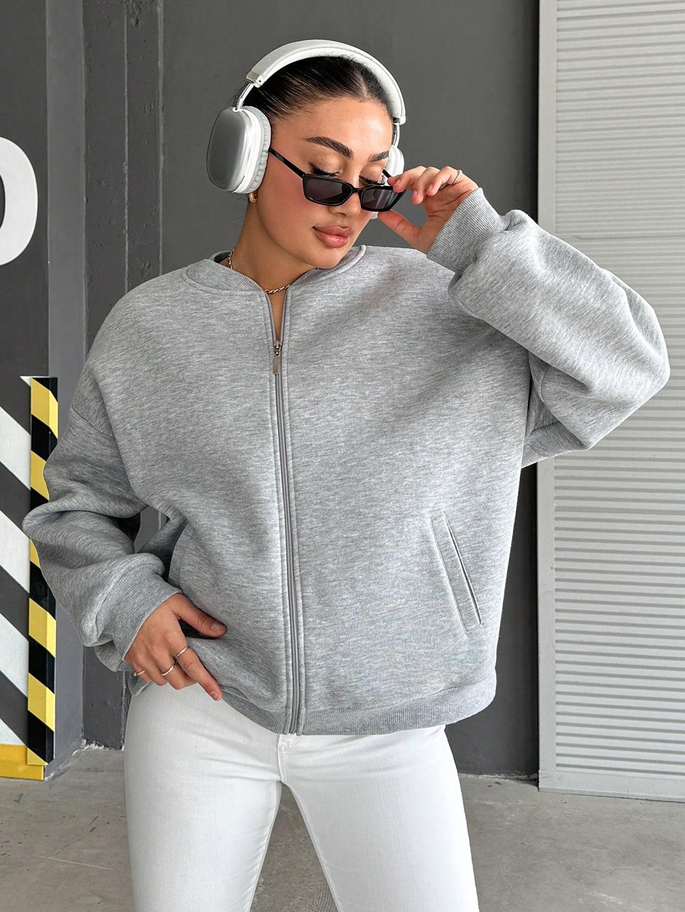 BLUZA ROZPINANA BEZ KAPTURA